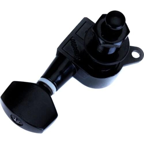 6pc Black Sealed Tuning Pegs Tuners Machine Heads 6R for Electric Guitar Quality