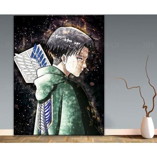 Wall Art Attack on Titan Canvas Paintings Modular Pictures HD Printed Anime Poster Living Room Home Decor No Frame