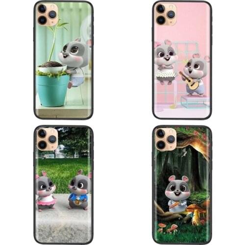 Black Hoesjes Trend Cute Rbbit For Xiaomi Redmi Note 9 9S 8 7 10 Note9 Note 9 Pro Max 9Pro 5G Hot Sale