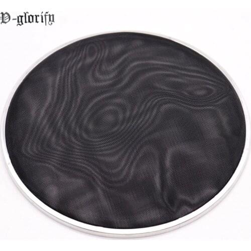 Double layer mesh head silent mute drum skin 10 inch 12 inch black bass drum head practice silencer percussion instruments