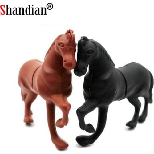 SHANDIAN promotion horse usb flash drive USB 2.0 memory stick pen drive 4GB u disk 8GB pendrive 16GB 32GB 64GB