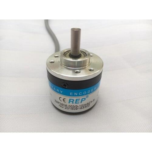 Incremental Photoelectric Rotary Encoder ZSP3806 1000 Pulse 1000 Wire ABZ Three-phase 5-24V
