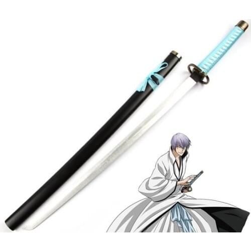 Cosplay Bleach Anime Wooden Sword Gin Ichimaru Cosplay Decorative Prop