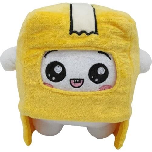 Lankybox Foxy Stone Plush Toys Cute Kawaii Stuffed Animal Robot Pillow Doll Toy Fans Birthday Kids Gift