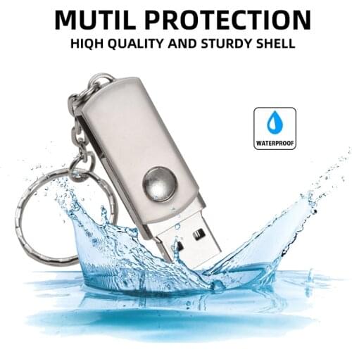 JASTER Metal keychain USB 3.0 pen drive 4 GB 8 GB 16 GB USB flash drive 32 GB 64 GB 128GB cle USB flash drive Custom LOGO