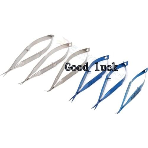 Microscopic Instruments 12.5 cm Micro Scissors Inner Barrier Cut Quality Titanium Alloy Scissors Hand Membranous Envelo