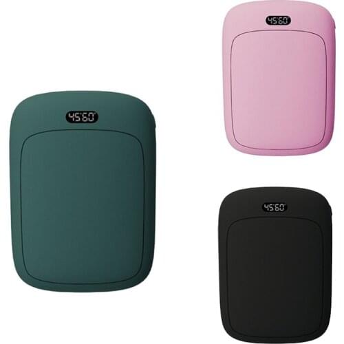 Cute Cartoon Winter Mini Hand Warmer Portable USB Rechargeable 5V Long-Life Power Bank Double Sided Quick Heating