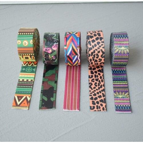 Wholesale 50 Yards Width 20mm Webbing 5 Colors Printed Webbing Ribbon Luggage Belt Strap Rope Dog Pet Collar Leash Harness