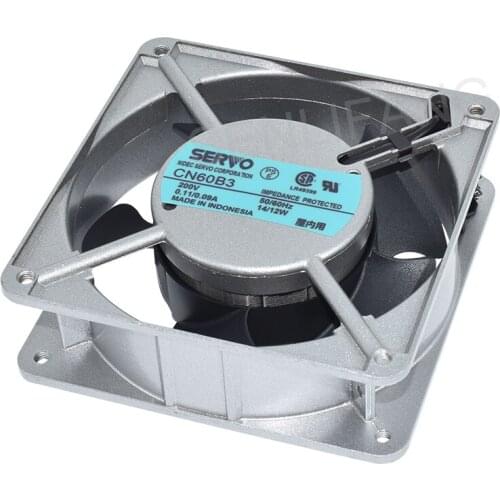 Original For SERVO CN60B3 200V 0.11/0.09A 50/60Hz 14 / 12W 120 * 120 * 38 High-End Equipment Fan