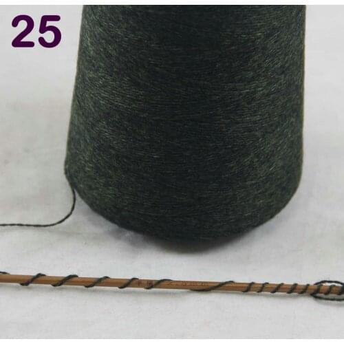 Sales 1X500g high quality 100% pure cashmere warm soft hand-woven tower yarn Olive Drab 262-5025