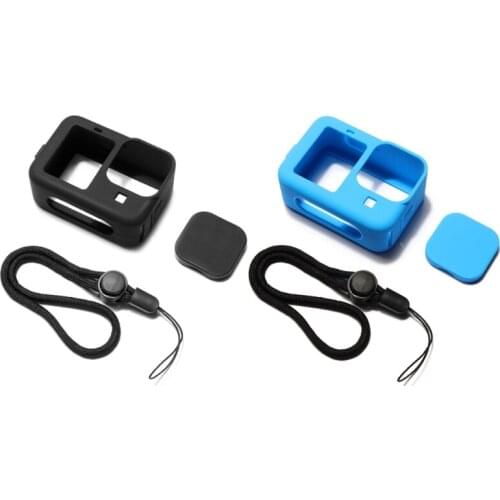 Silicone Sleeve with Lanyard Accessory for Gopro9 Protective Cover Housing Case