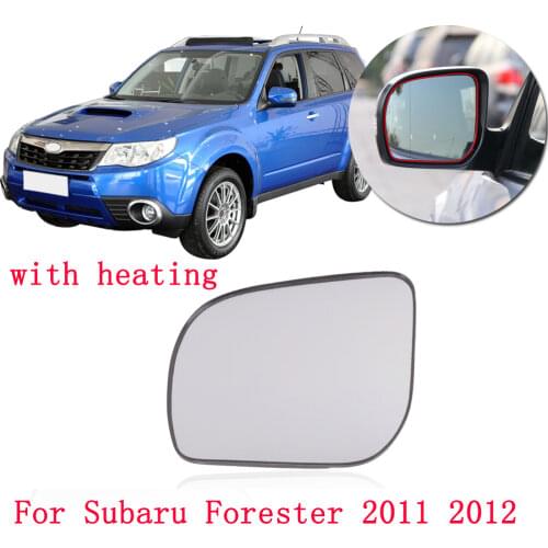 CAPQX For Subaru Forester 2011 2012 Outside Rearview mirror glass Rear View Side Mirror Glass Lens With Heating