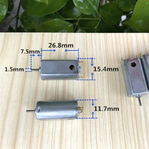 DC 3V 3.7V 4.2V FK-050 Motor High Speed Strong Magnetic Micro Mini Carbon Brush Motor Cooling Hole DIY RC Car Boat Toy Model