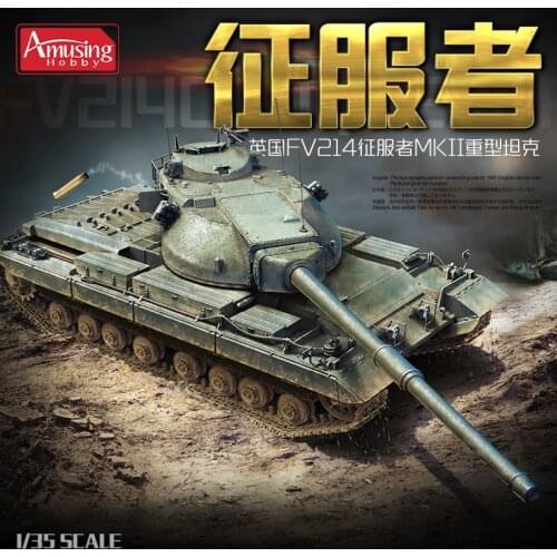 Amusing Hobby 35A027 1/35 British Heavy Tank FV214 Conqueror MK II - Scale Model Kit