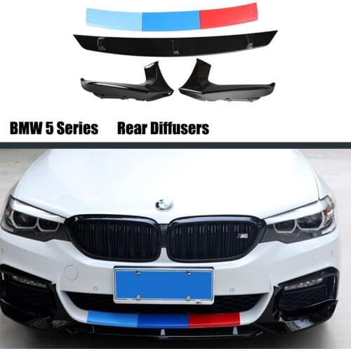 For BMW 5 series G3S B G30 G38 Body kit spoiler 2018-2021 ABS Rear Lip Rear Spoiler Front Bumper Diffuser Bumpers Protector