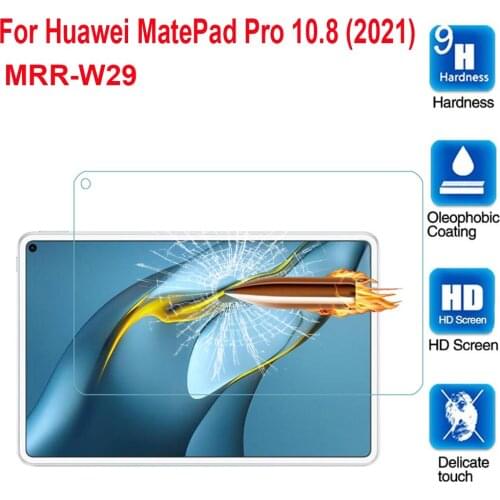 9H Tempered Glass For Huawei MatePad Pro 10.8 2021 MRR-W29 Screen Protector Tablet Protective Film for Huawei MatePad Pro 10.8
