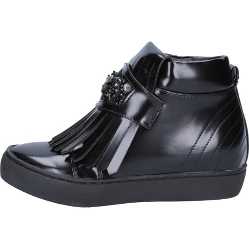 SARA LOPEZ Sneakers women genuine leather black