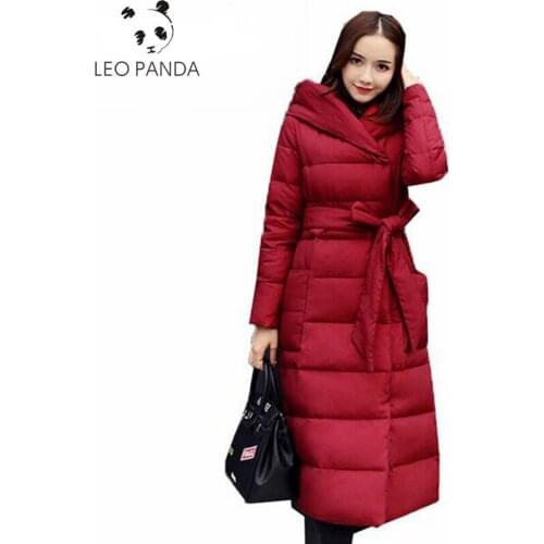 Winter jacket Women loose Hooded Parkas Casual Jacket 2019 Woman Warm Overcoat Coat Female Down Snow Wear Cotton Padded HF480