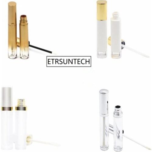 100pcs Empty Elegant Lip Gloss Tube, DIY Plastic Graceful Liquid Lipstick Storage Bottle, High-end Lip Makeup Tool F2174