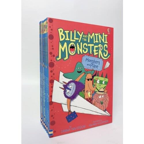 6 Books Billy and the Mini Monsters English Picture Books Baby Early Childhood words learning gift For kids