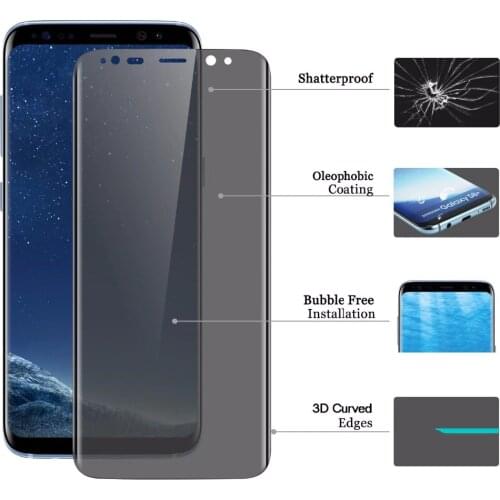 Anti-Spy Tempered Glass For Samsung Galaxy A10E A20E A30 A40 A50S A70 A80 A90 Privacy Screen Protector Protective Glass Film
