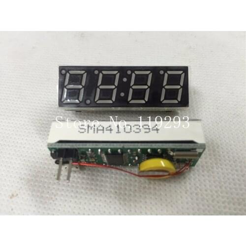 [BELLA]Single-chip digital electronic clock form ( time + temperature + voltage ) triple spreadsheet (on )--1PCS/L