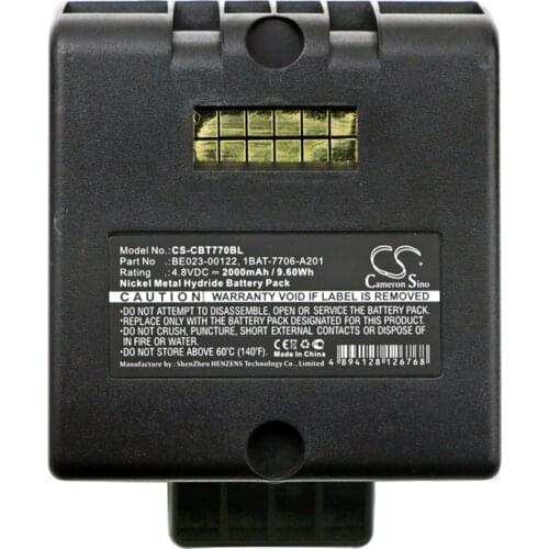 Cameron Sino 2000mAh Battery 1BAT-7706-A201, BE023-00122 ( BLACK or RED ) for Cattron Theimeg LRC, LRC-L, LRC-M