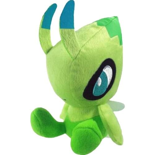 33cm Celebi Stuffed Plush Toys Anime Characters Stuff Plush Doll Toys Cute Gifts for Children Pokemones Plush Toys