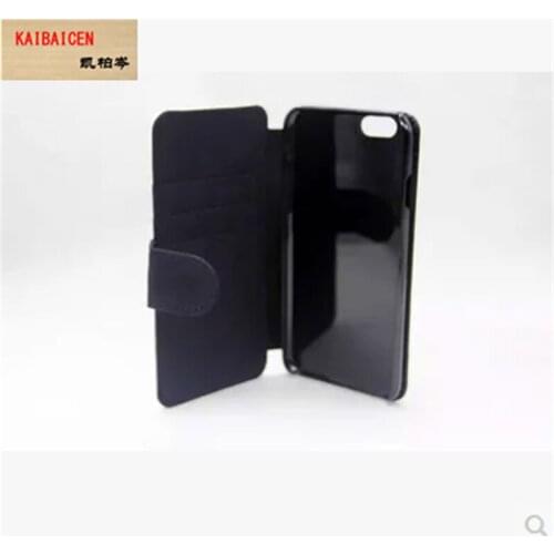 For IPhone 12 MINI/11 PRO MAX/Xr/XS/8/7/6S/5/7 PLUS Heat transfer wallet cover Sublimation 2D leather + TPU mobile phone case