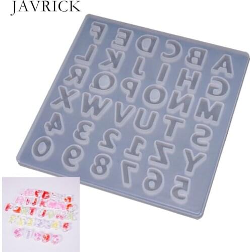 Epoxy Resin Digital Letter Mold Decoration Silicone Molds Craft Tool DIY Pendant Accessories Jewelry Making Tool