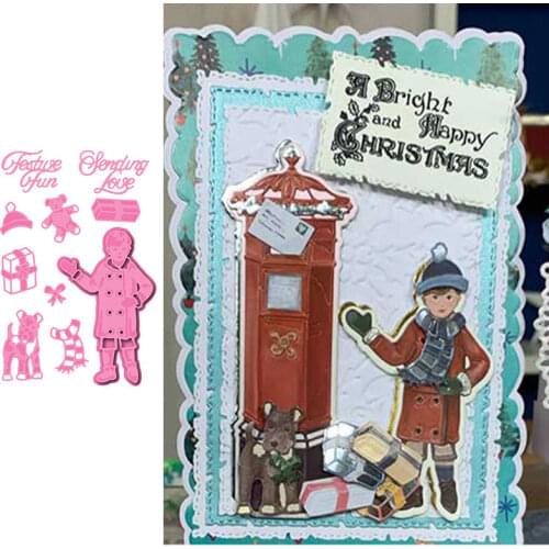 Johnathans Christmas Metal Cutting Dies Scrapbook Diary Decoration Stencil Embossing Template DIY Greeting Card Handmade 2021