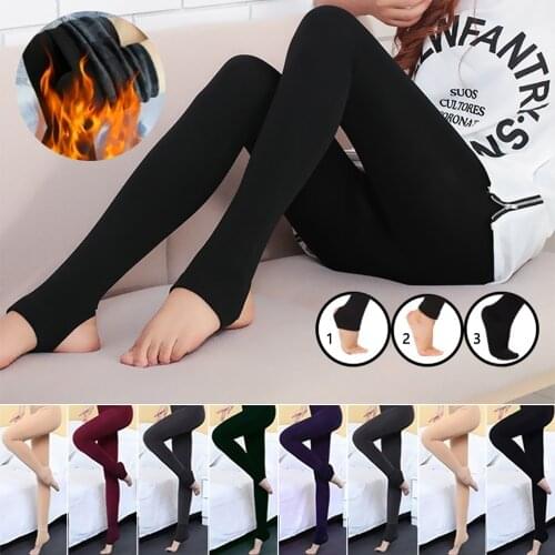 2021 New Fashion Women Sexy Warm Tights Winter Velvet Seamless Classic Colorful Thick Tights