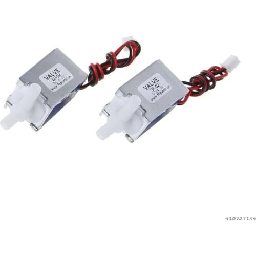 Micro Electric Solenoid Valve N/C Normally Closed 6V 12V 24V Wires Gas Water Air Control wholesales