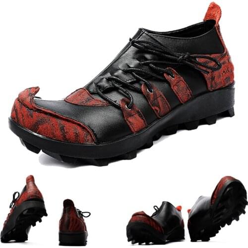 Handmade Fashion Breathable Casual Shoes Men All Season Leather Shoes Lightweight Lazy Men Shoes Loafers Driving Moccasins Shoes