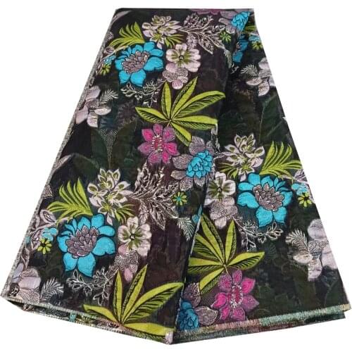 New Design Jacquard Lace Material African Lace Fabric 2021 High Quality Lace Nigerian French Lace Fabric For Wedding HD4935