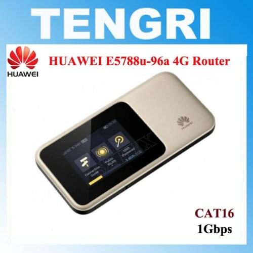 Original Unlocked Huawei E5788 E5788u-96a Gigabit 4G LTE Cat16 Mobile Hotspot Router Dual Band Multi-language 32 Wifi Users