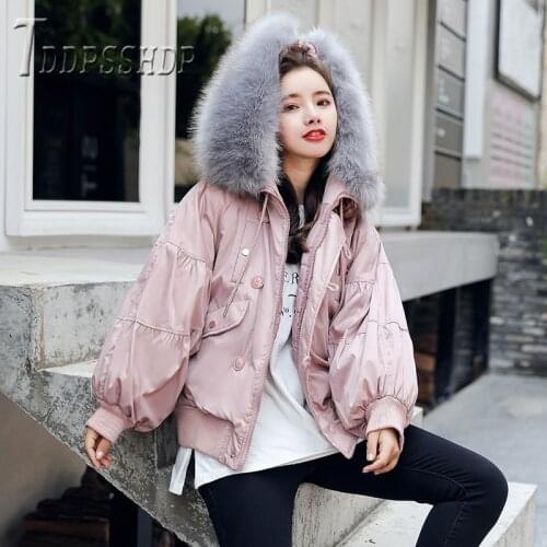 2019 Fashion Coat Loose Hooded Women Parkas Coats Bat Sleeve Casual Plus Size Overcoat
