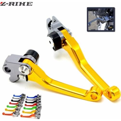 CNC Pivot Foldable Clutch Brake Lever For honda CR80R CR85R CRF150R CR125R 250RS CRF250R upermoto Dirt Bike Off Road Motocross