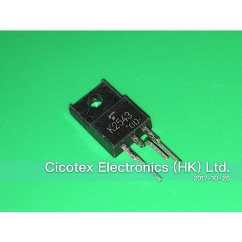 5pcs/lot 2SK2543 TO-220F K2543 Silicon N Channel MOS Type Switching Regulator Applications