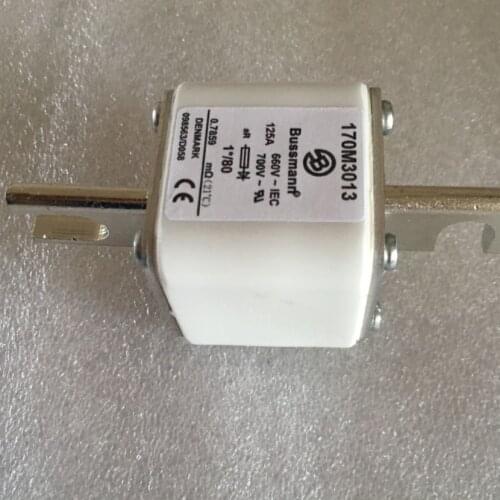 Thermal Fuse 170M3013 125A 690V ceramic fuse for motor circuit protection