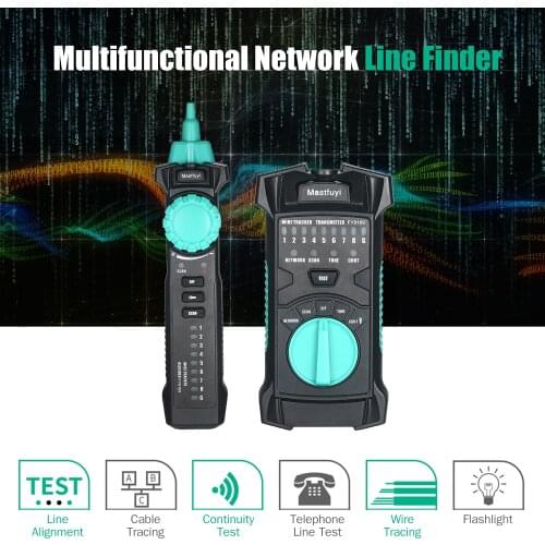 FUYI FY8169 Wire Tracker Network Line Finder RJ11 RJ45 Tester Cable Line Checker Telephone Line Tester for Network Maintenance