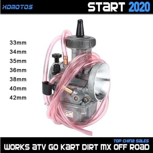 Motorcycle PWK 33 34 35 36 38 40 42mm Carburetor Racing Carb For 250 300 350 400 450 500 650cc Engine Universal Carburettor