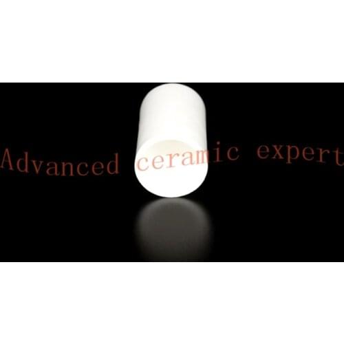 High Purity Magnesium Oxide Ceramic Crucible D20*H50mm/99%MgO Cylindrical Ceramic Crucible/Refractory Ceramics