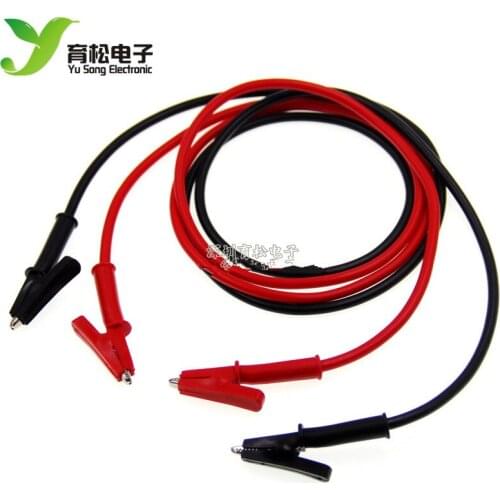 High-voltage test wire Double-ended B-B clamp wire Silicone wire High-quality test lead