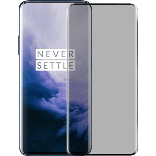9D Full Cover Privacy Tempered Glass for OnePlus 7 7T Pro Screen Protector Anti-Spy Protective Glass Film For OnePlus 7T 7