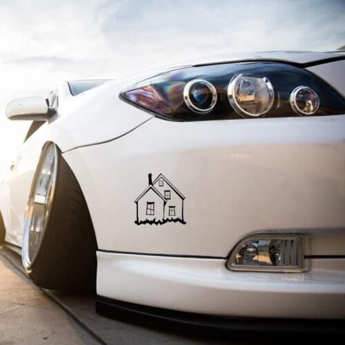 16*16cm House vinyl Decal Be Different Motorcycle SUVs Bumper Car Window Laptop Car Stylings Modern Decal