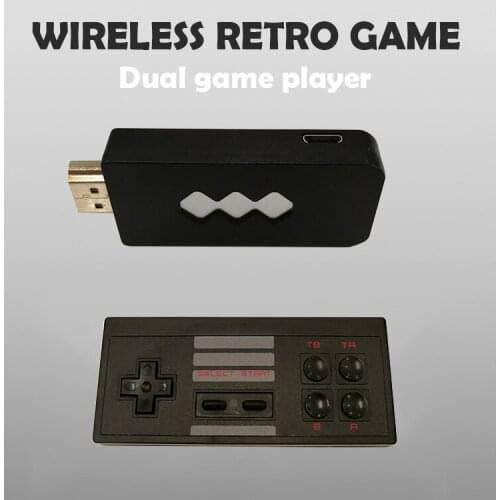 4K Games USB Wireless Console Classic Game Stick Video Game Console 8 Bit Mini Retro Controller HDMI Output Dual Player HD