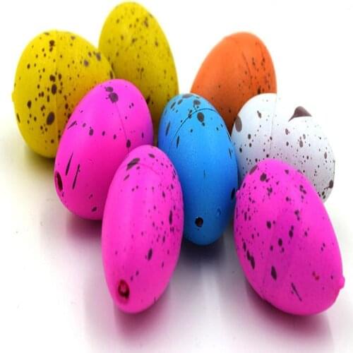 6pcs Dinosaur Egg Expansion Toy Hatching Novelty Easter Small Dinosaur Swelling Water toys Egg Z9K7