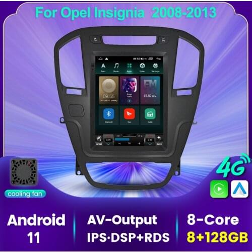 9.7' Android11 DSP Tesla Style GPS Car Radio GPS Central Multimedia For Opel Insignia Buick Regal 2008-2013 6G 128G carplay+Auto