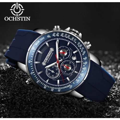 New Relogio Masculino OCHSTIN Quartz Watch Men Top Brand Luxury Leather Mens Watches Fashion Casual Sport Clock Men Wristwatches